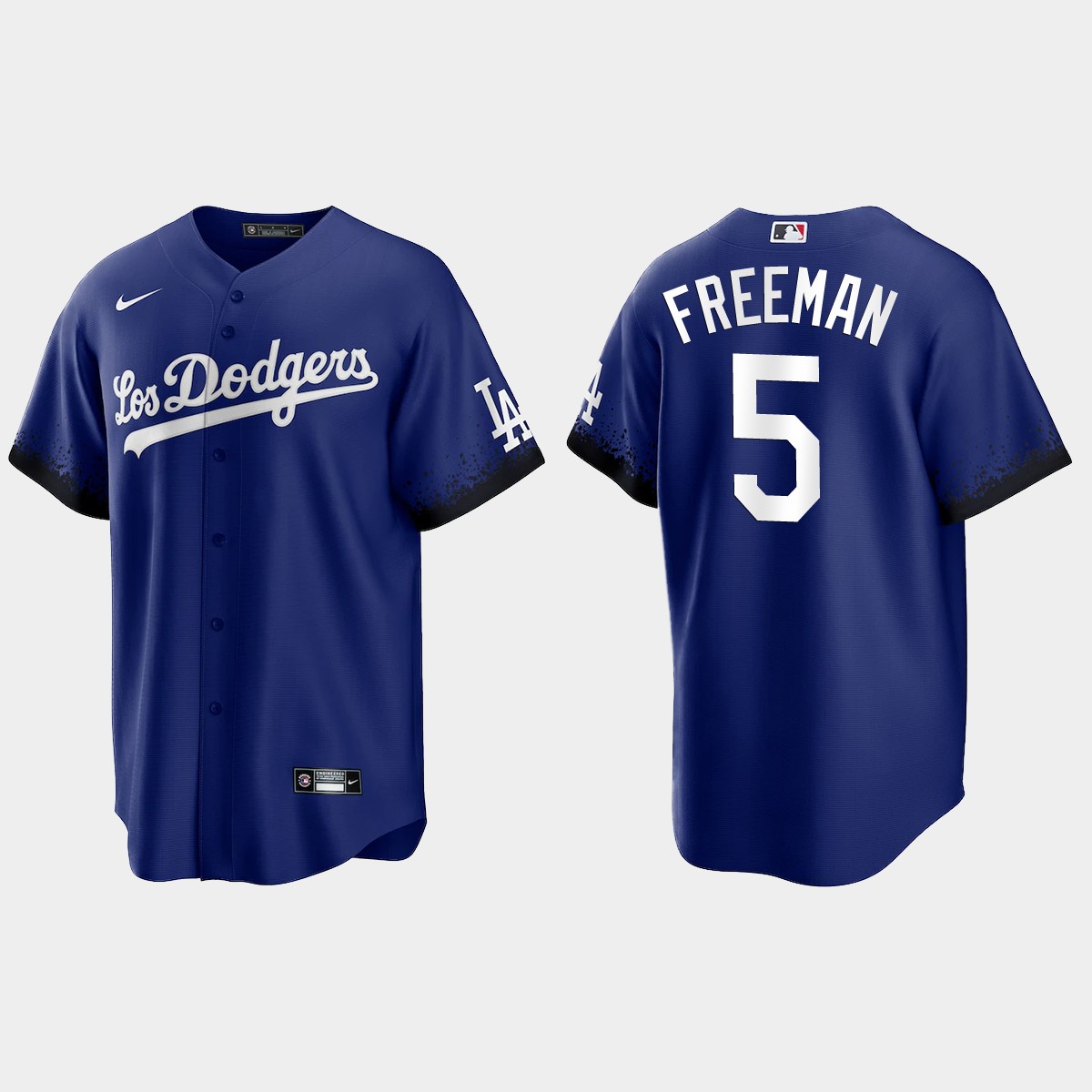Los Angeles Dodgers Freddie Freeman 2021 City Connect Jersey - Royal