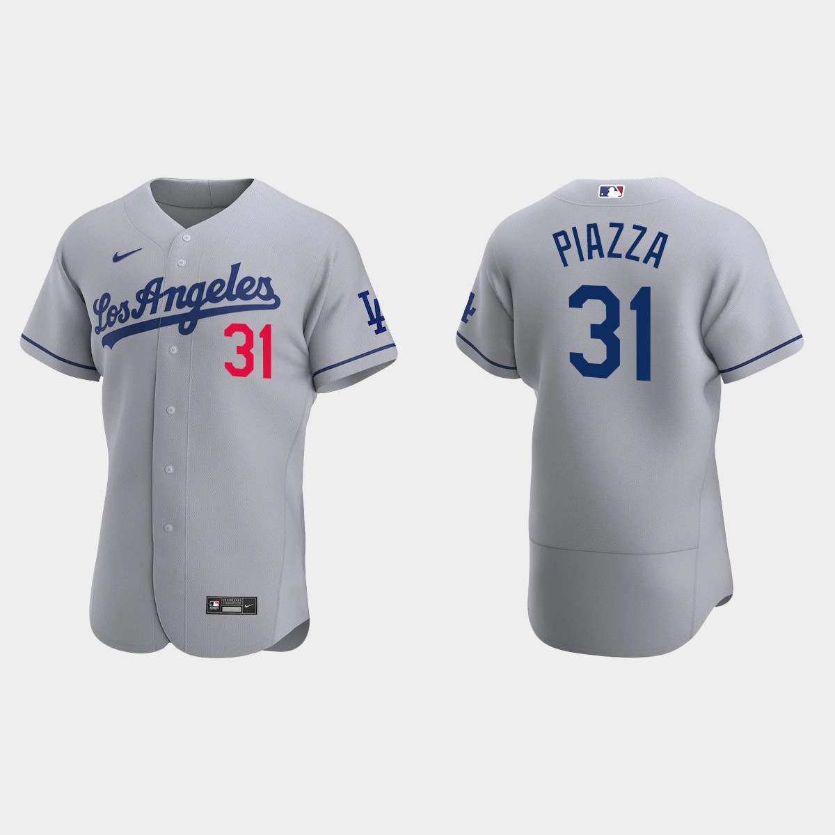 Los Angeles Dodgers Mike Piazza #31 Gray 2020 Road Jersey
