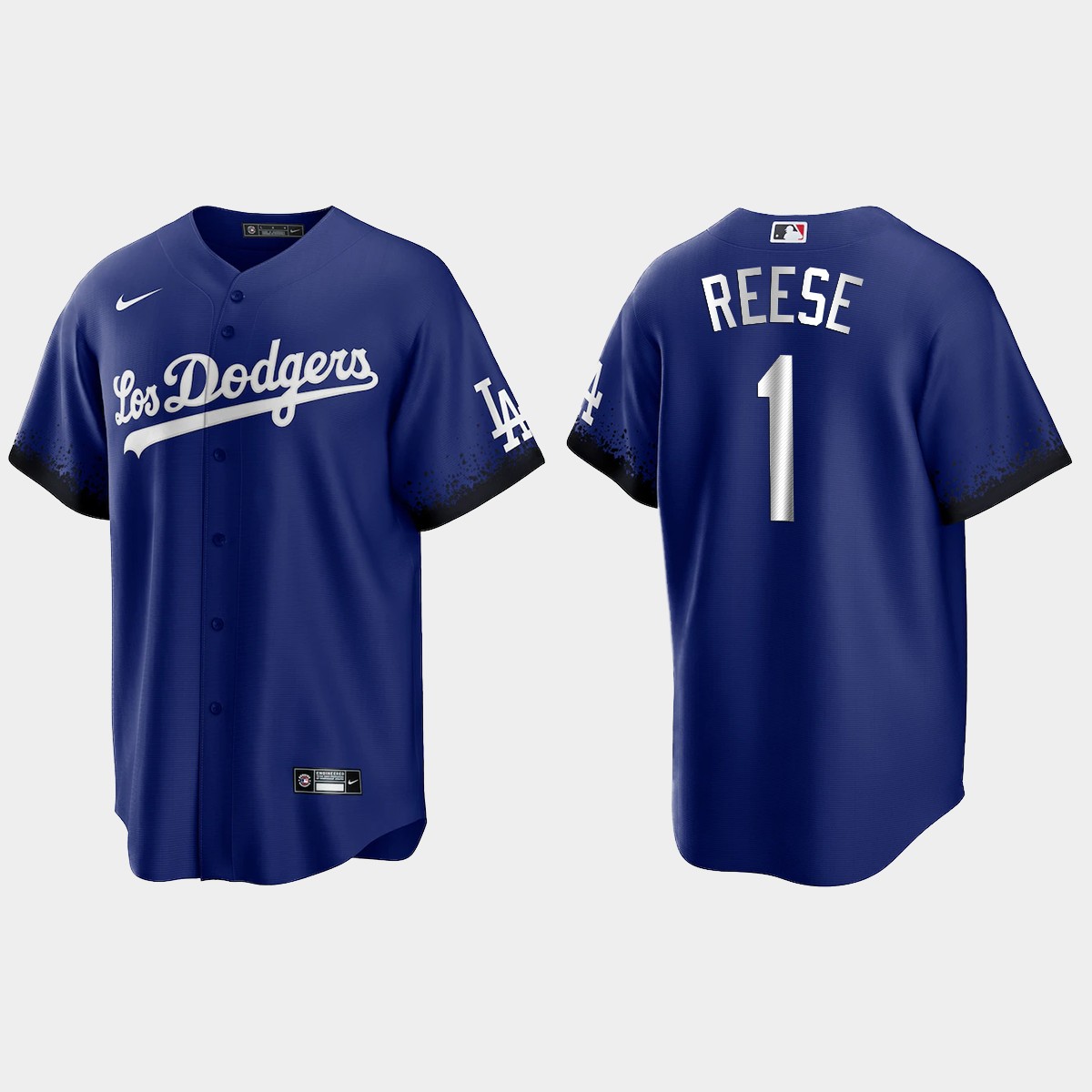 Los Angeles Dodgers Pee Wee Reese 2021 City Connect Jersey - Royal