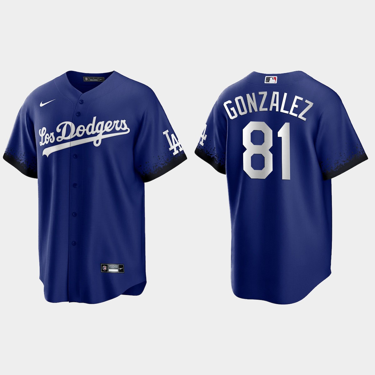 Los Angeles Dodgers Victor Gonzalez 2021 City Connect Jersey - Royal
