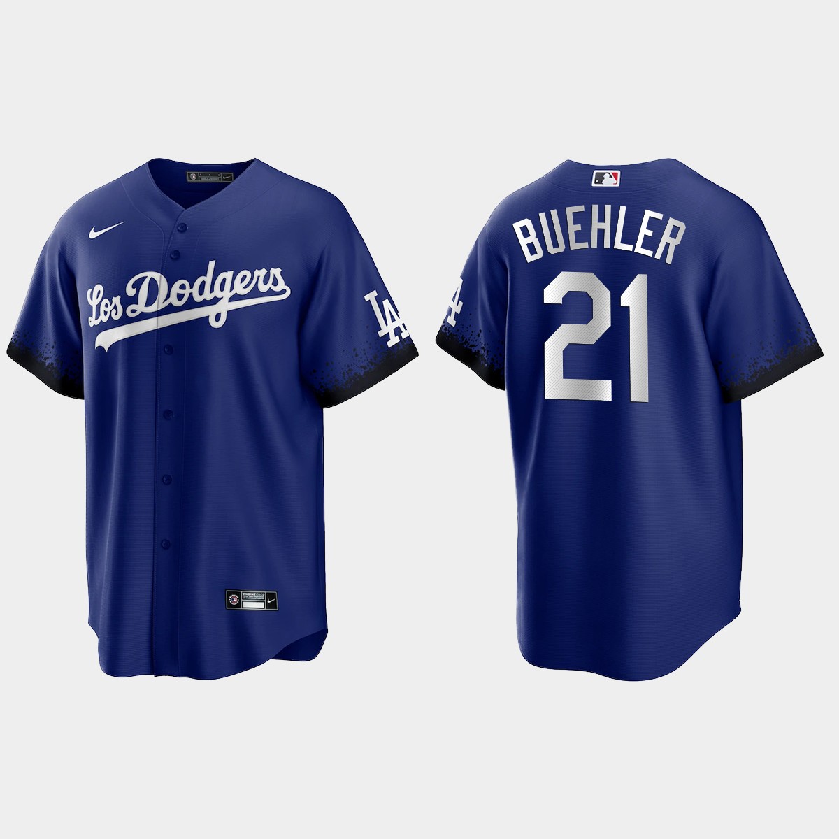 Los Angeles Dodgers Walker Buehler 2021 City Connect Jersey - Royal