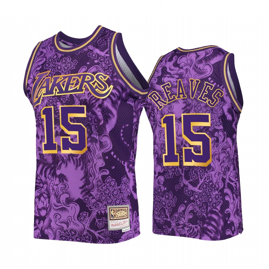 Los Angeles Lakers 2022 Lunar New Year Austin Reaves Jersey Purple Mitchell Ness
