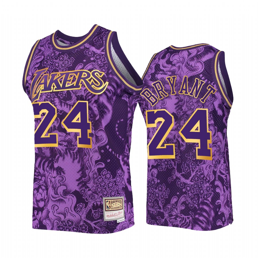 Los Angeles Lakers 2022 Lunar New Year Kobe Bryant Jersey Purple Mitchell Ness