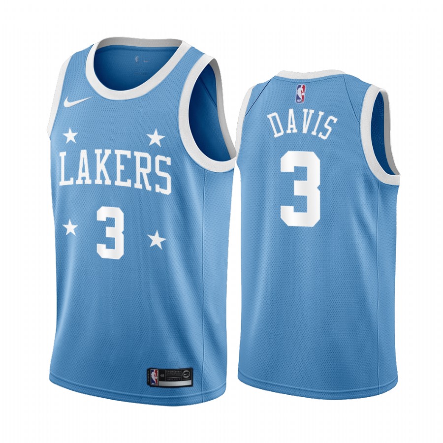 Los Angeles Lakers Anthony Davis #3 Blue Minneapolis All-Star Classic Jersey