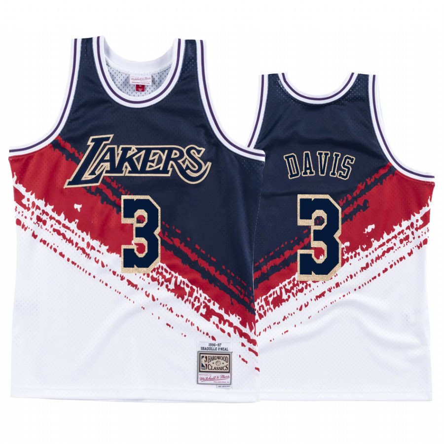 Los Angeles Lakers Anthony Davis #3 Independence Jersey Men's Throwback
