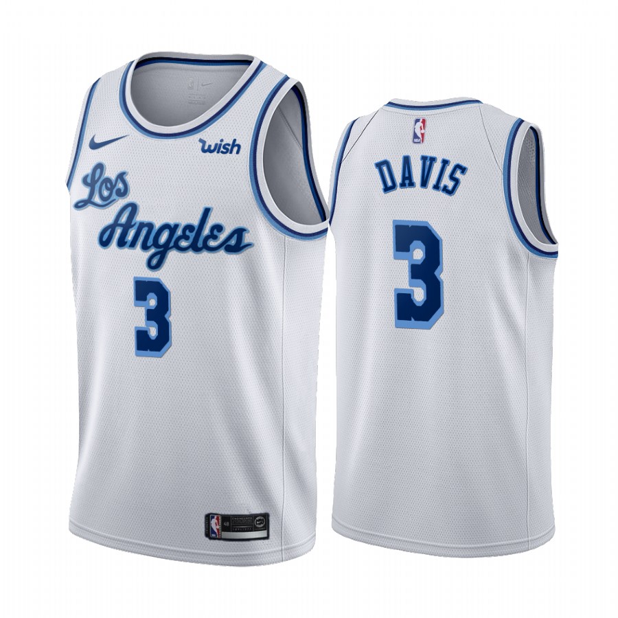 Los Angeles Lakers Anthony Davis White 2019-20 Classic Edition Jersey
