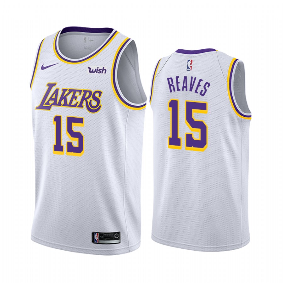 Los Angeles Lakers Austin Reaves 2021 NBA Draft #15 Association Edition Jersey White