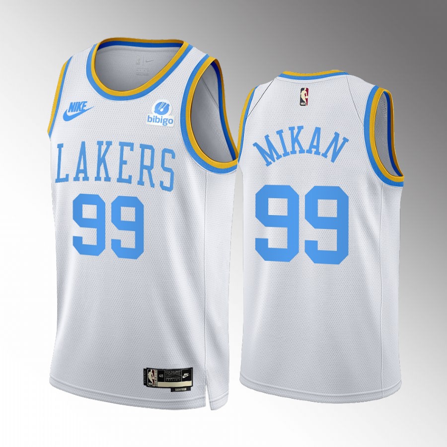 Los Angeles Lakers George Mikan 2022-23 Classic Edition White #99 Jersey MPLS