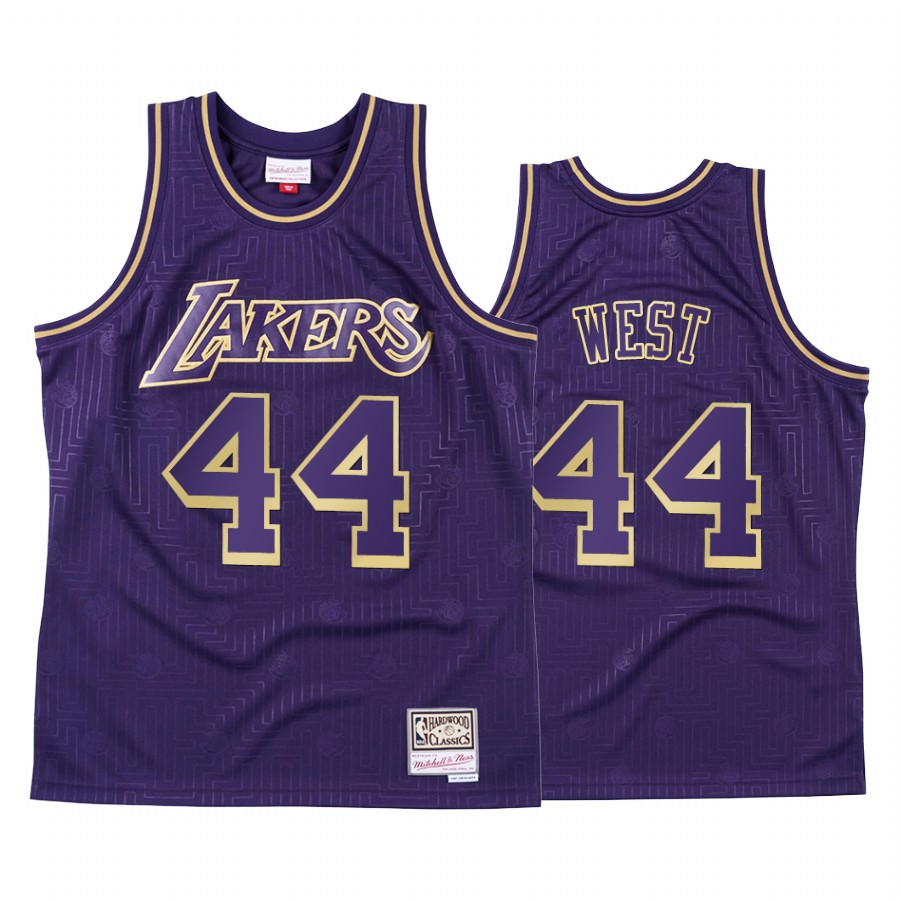 Los Angeles Lakers Jerry West 2020 CNY Purple Throwback Jersey