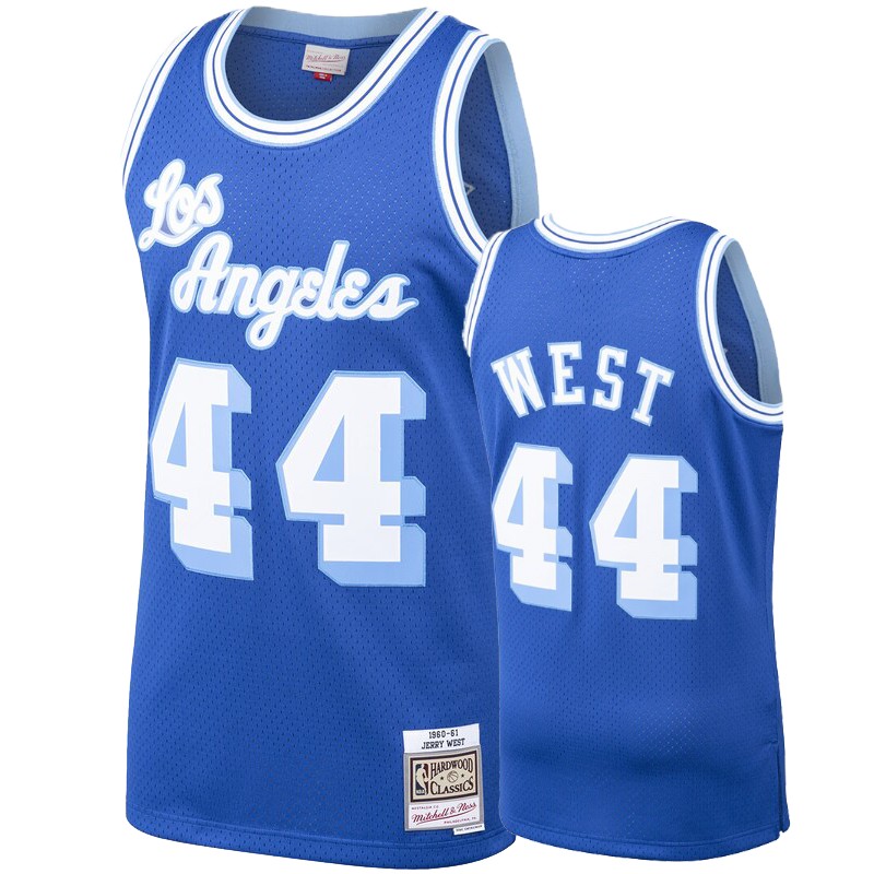 Los Angeles Lakers Jerry West Royal 1960-61 Hardwood Classics Jersey