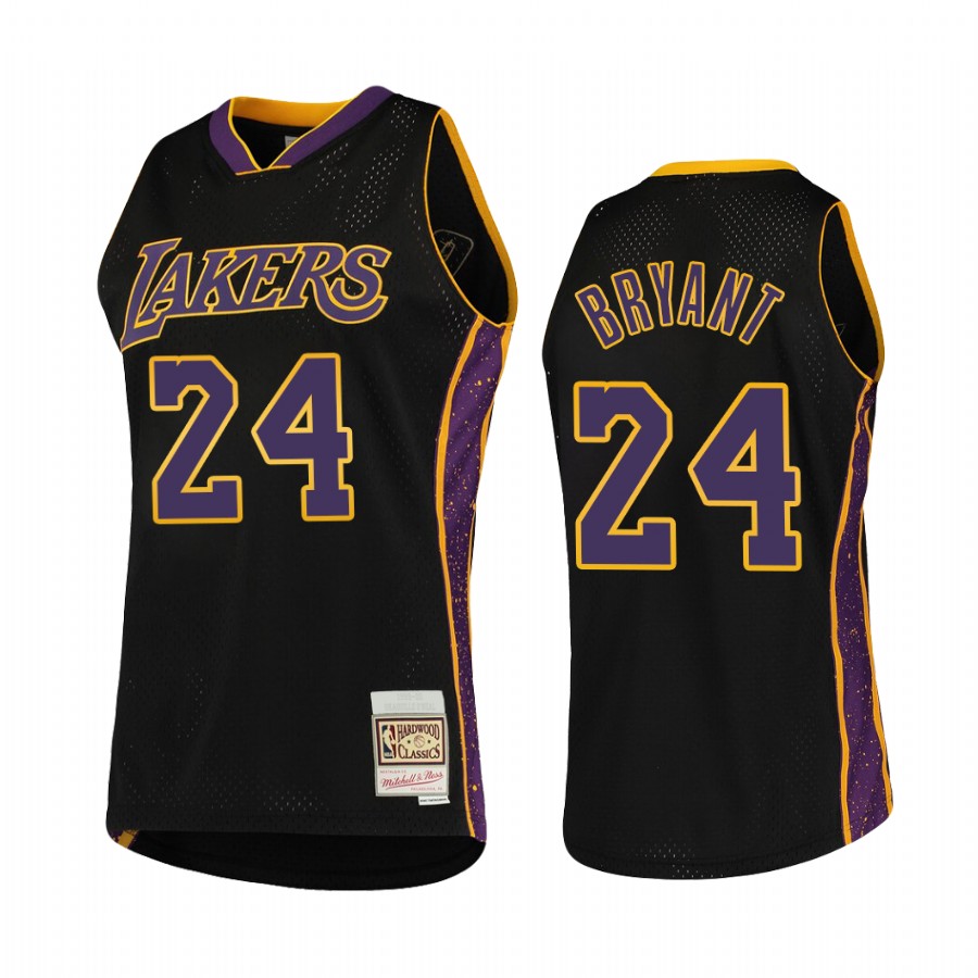 Los Angeles Lakers Kobe Bryant #24 Black Rings Collection Jersey