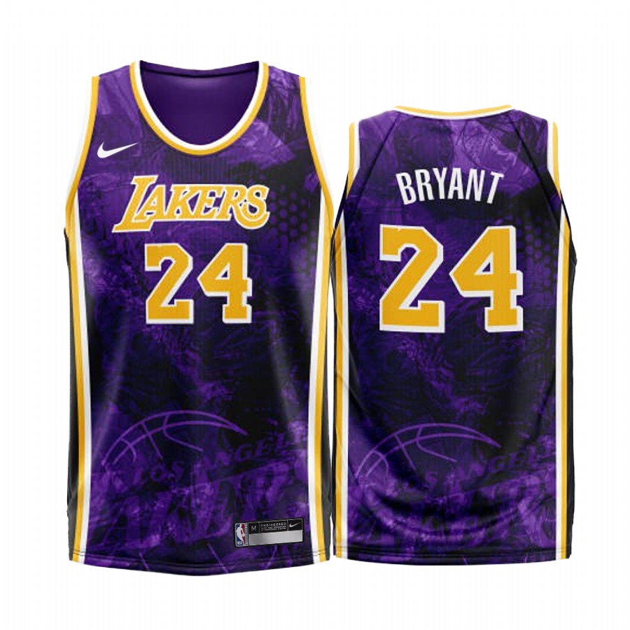 Los Angeles Lakers Kobe Bryant #24 Purple 2020 Fashion Edition Jersey
