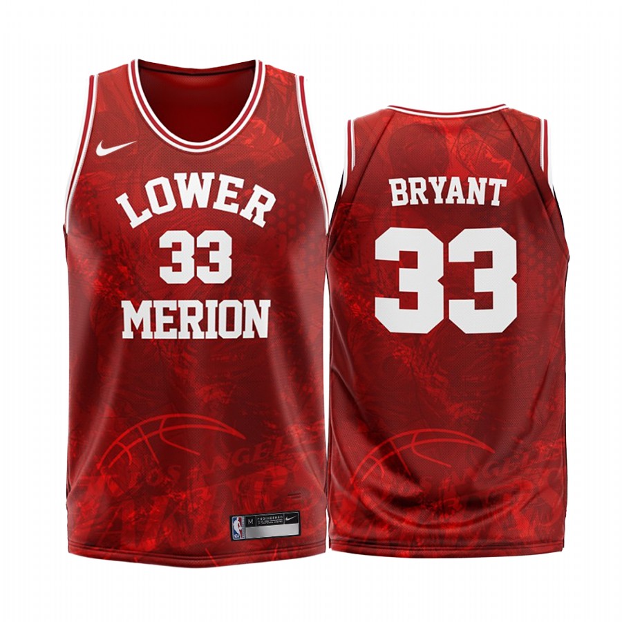 Los Angeles Lakers Kobe Bryant #33 Red 2020 Fashion Edition Jersey