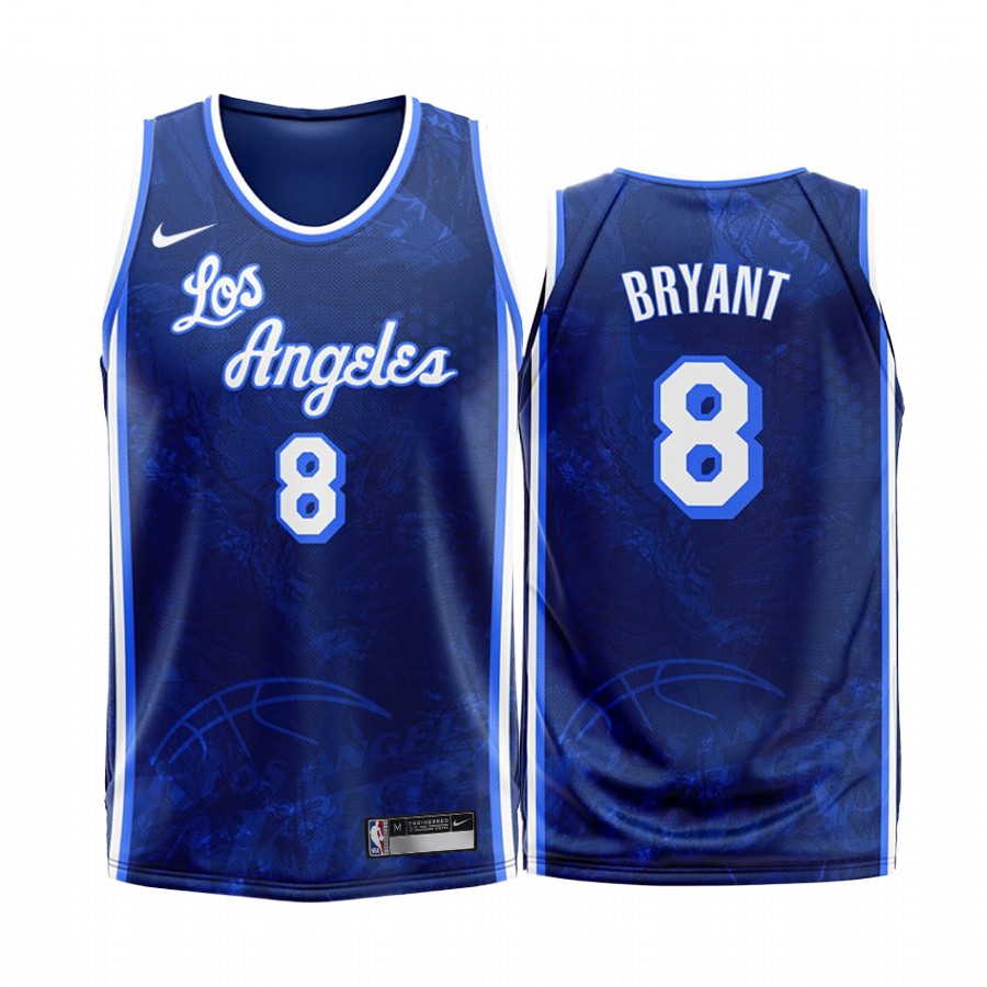 Los Angeles Lakers Kobe Bryant #8 Blue 2020 Fashion Edition Jersey