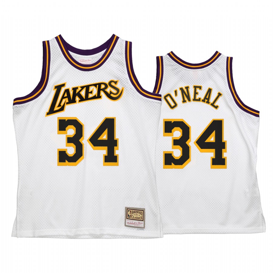 Los Angeles Lakers Shaquille O'Neal #34 White Reload 2.0 Jersey