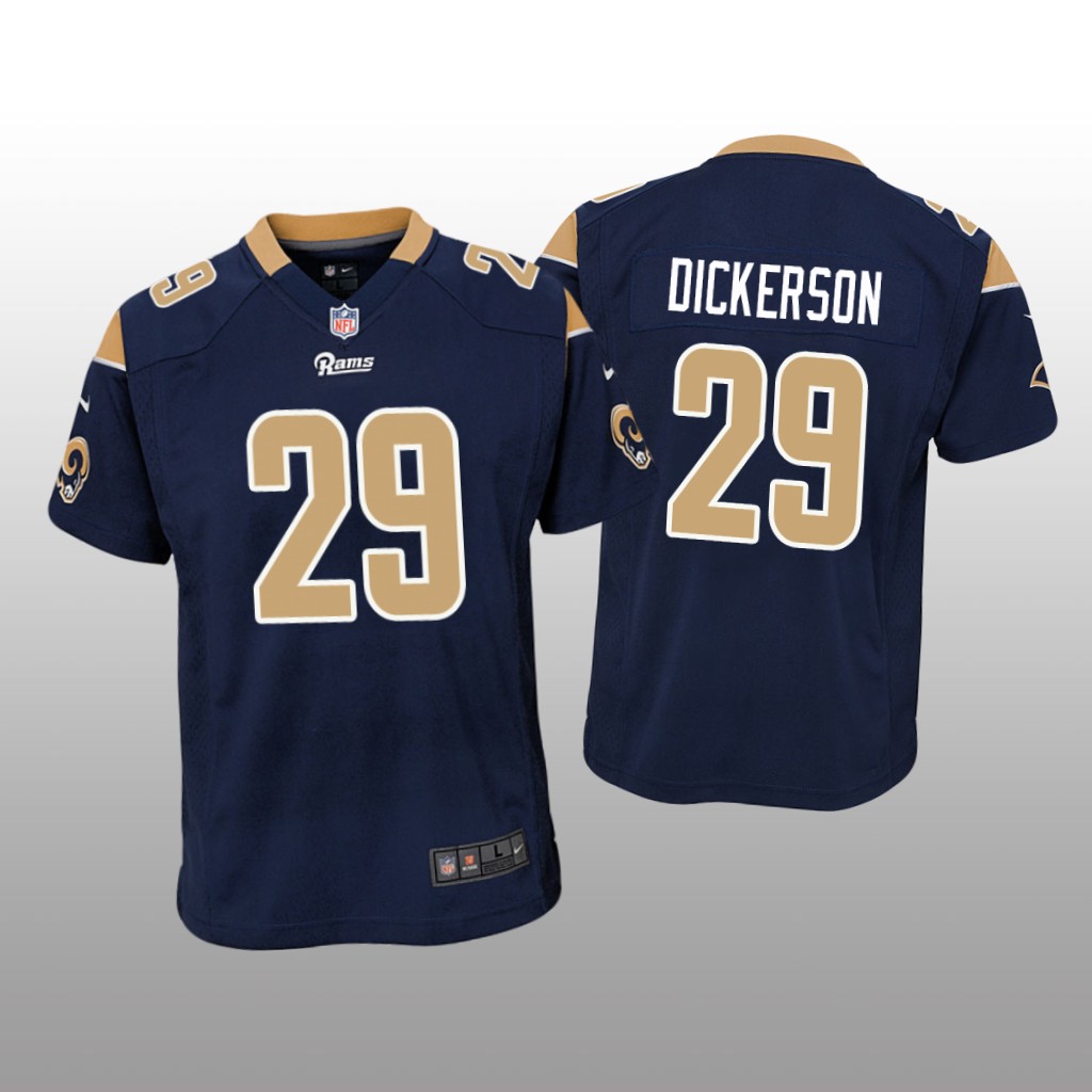 Los Angeles Rams #29 Navy Eric Dickerson Game Jersey - Youth