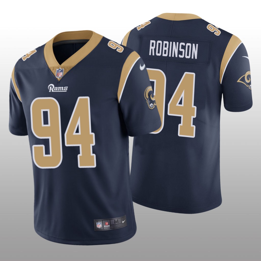 Los Angeles Rams A'Shawn Robinson Navy Jersey Vapor Limited - Men's