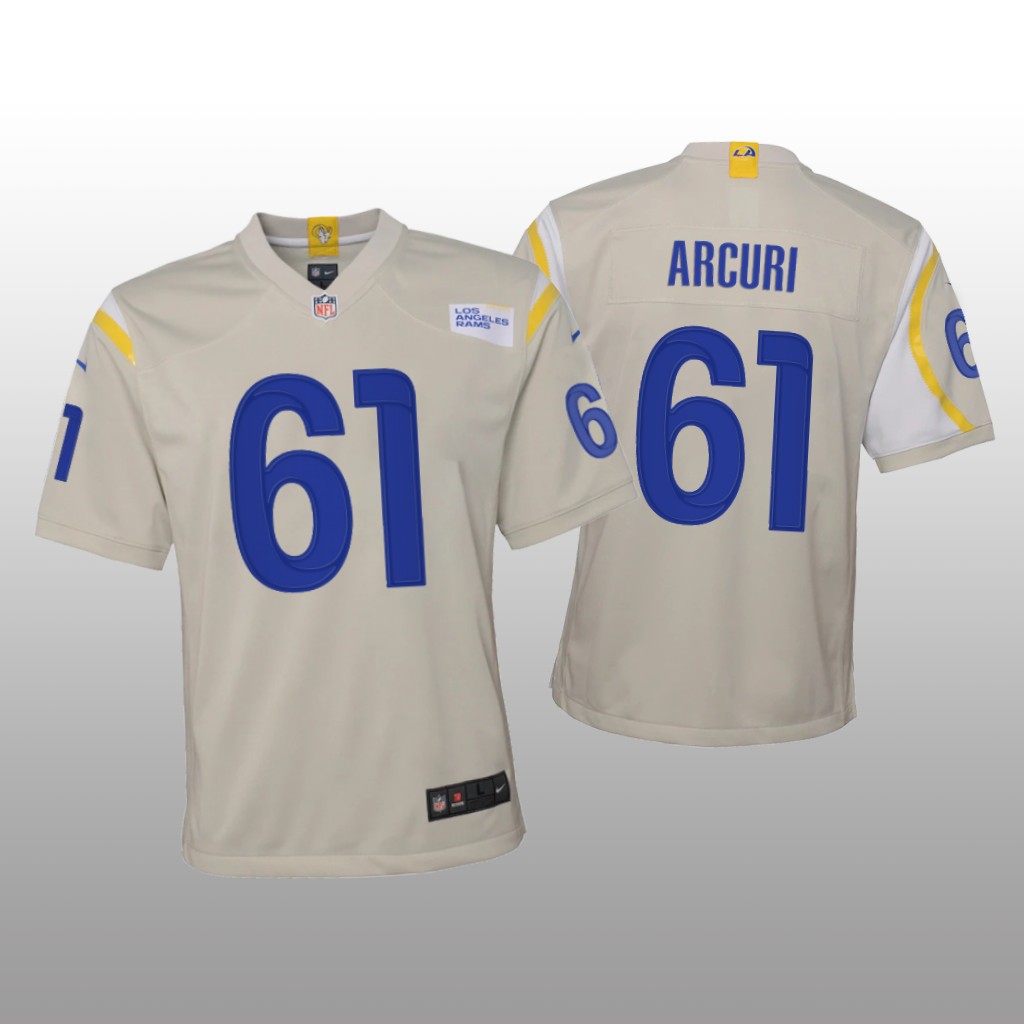 Los Angeles Rams A.J. Arcuri Bone Jersey Game - Youth