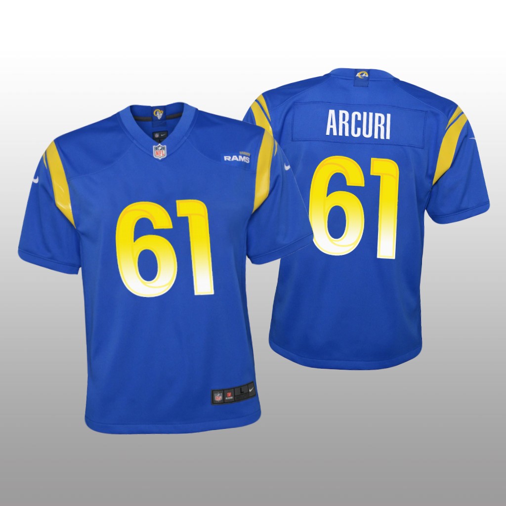 Los Angeles Rams A.J. Arcuri Royal Jersey Game - Youth