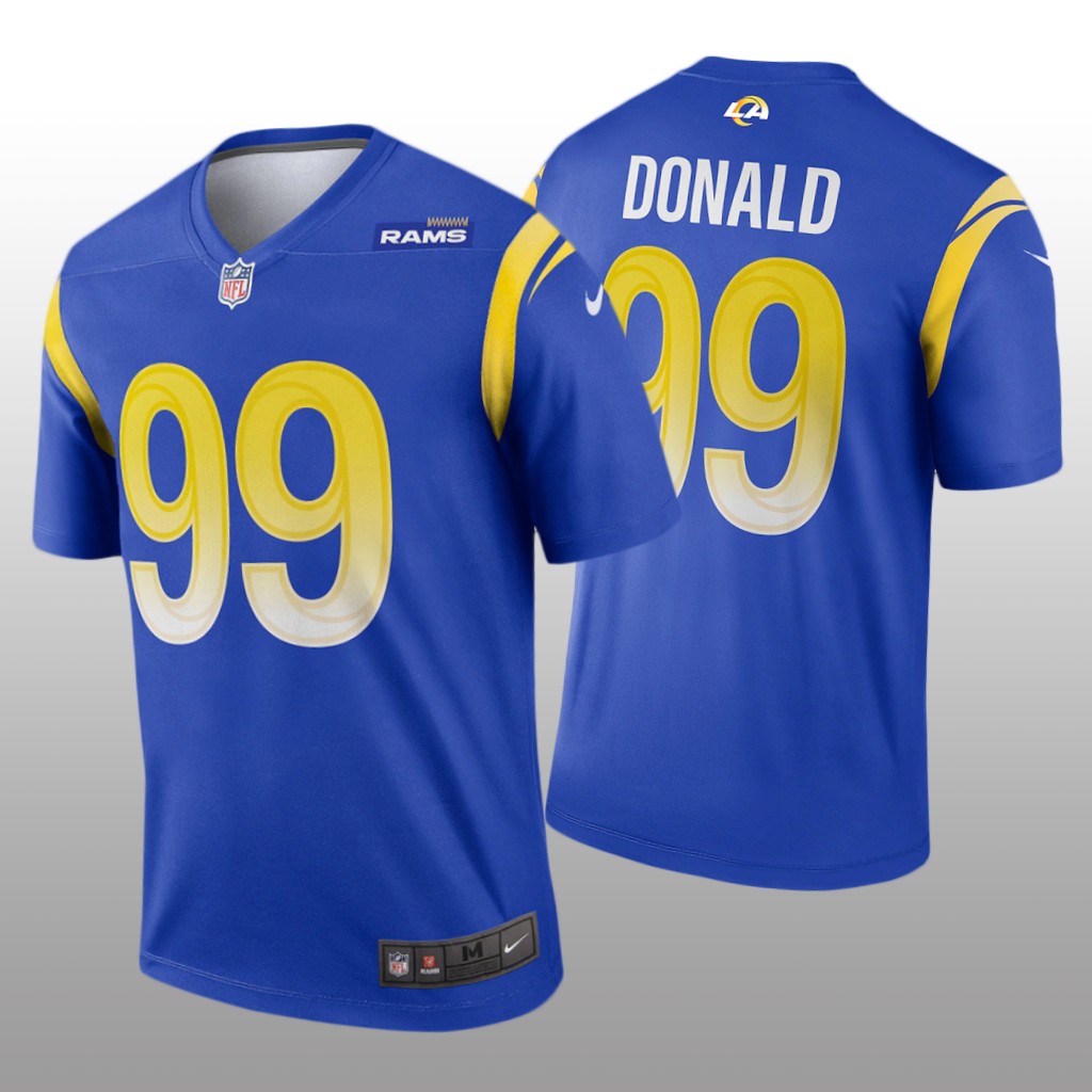 Los Angeles Rams Aaron Donald Royal Jersey Legend - Men's