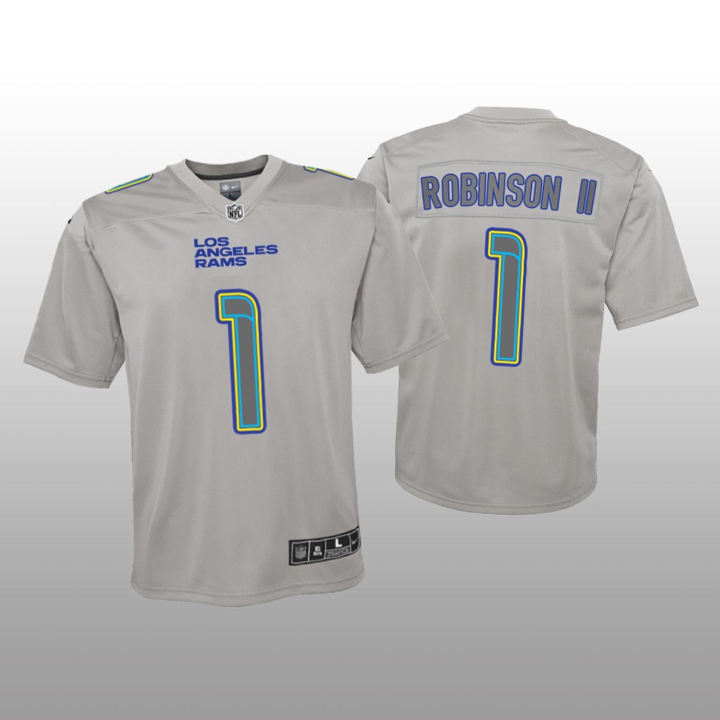 Los Angeles Rams Allen Robinson II Gray Jersey Atmosphere Fashion Game - Youth