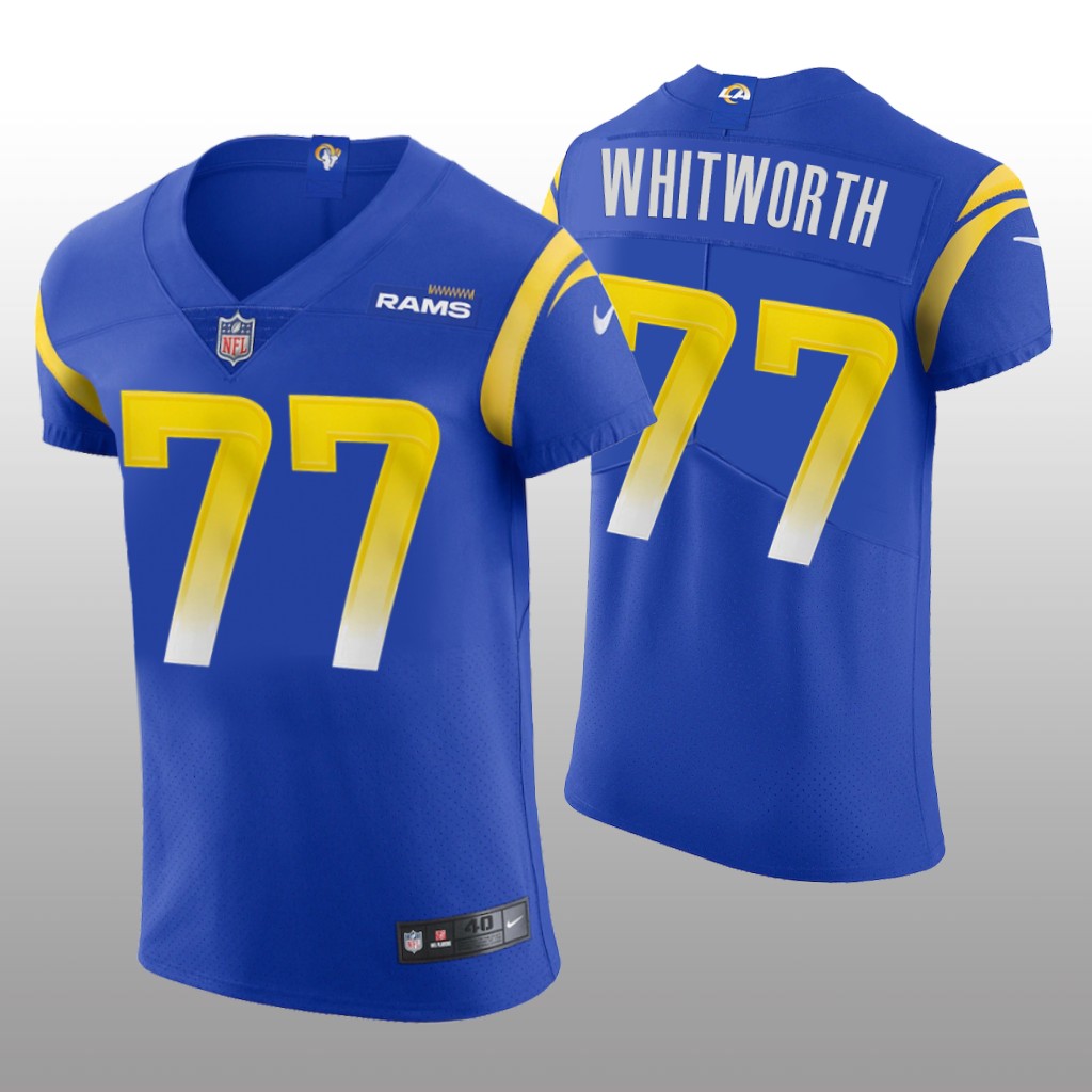 Los Angeles Rams Andrew Whitworth Royal Jersey Vapor Elite Men's