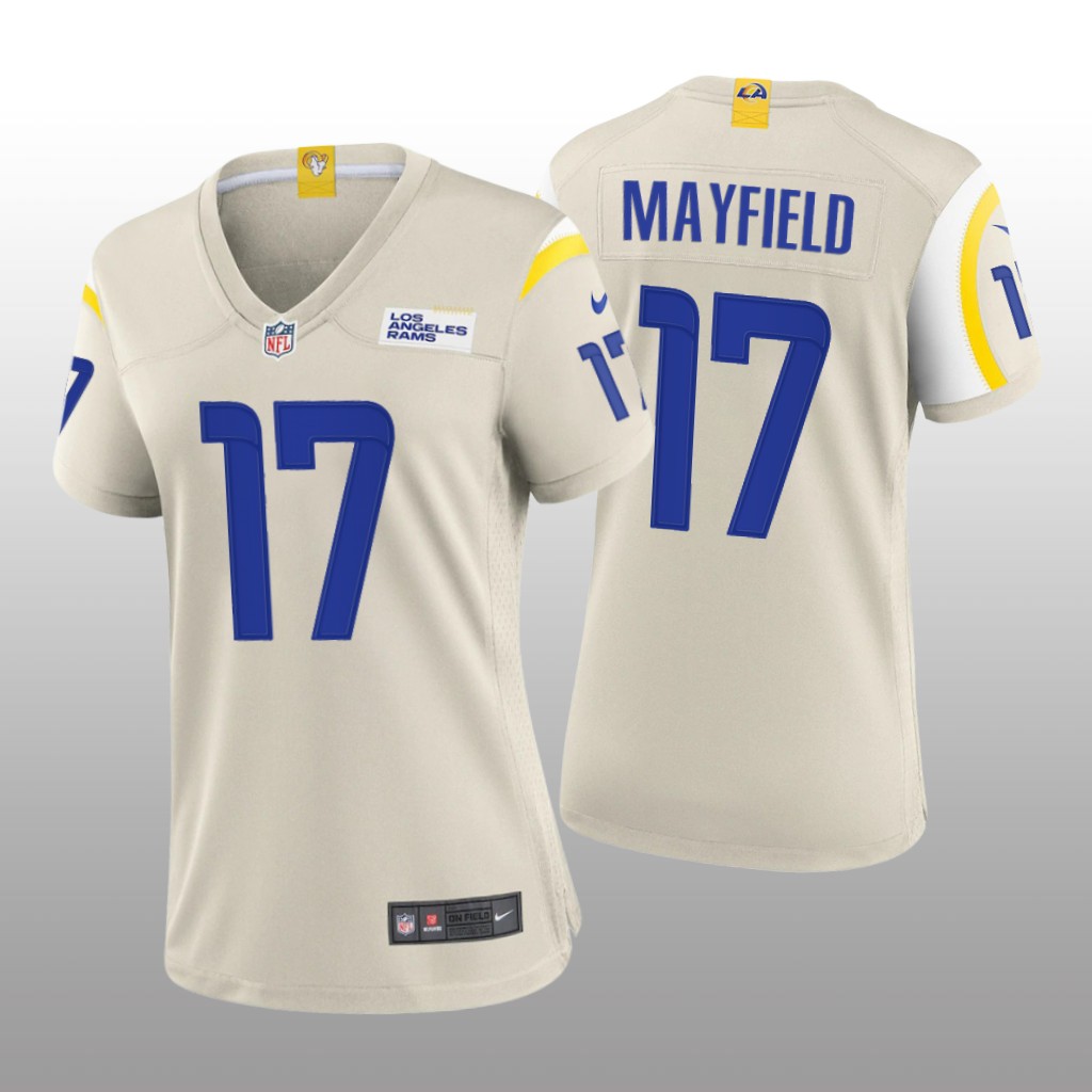 Los Angeles Rams Baker Mayfield Bone Jersey Game - Women's
