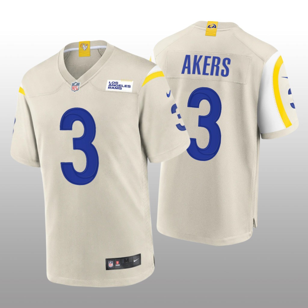 Los Angeles Rams Cam Akers Bone Jersey Game - Men's