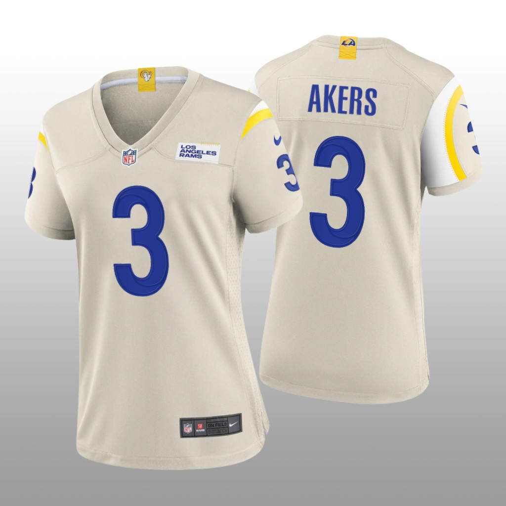 Los Angeles Rams Cam Akers Bone Jersey Game - Women's