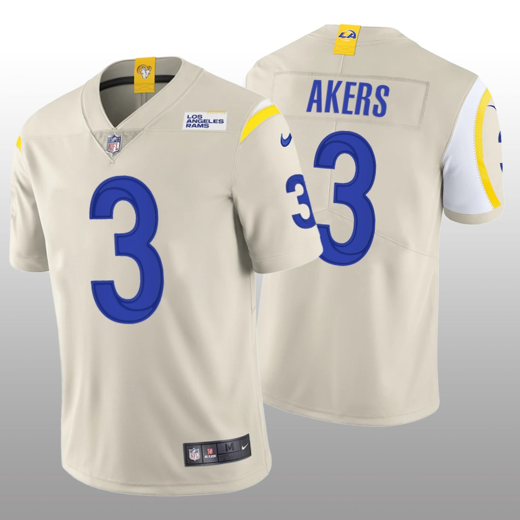Los Angeles Rams Cam Akers Bone Jersey Vapor Limited Vapor Limited - Men's
