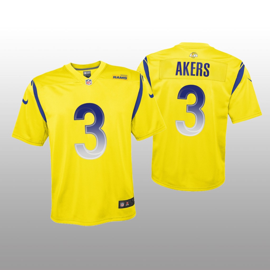 Los Angeles Rams Cam Akers Gold Jersey Inverted Legend - Youth