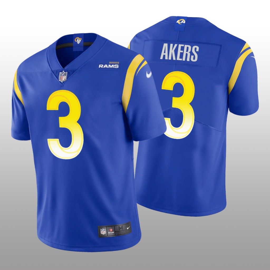 Los Angeles Rams Cam Akers Royal Jersey Vapor Limited Vapor Limited - Men's