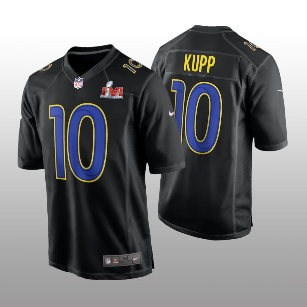 Los Angeles Rams Cooper Kupp Black Game Fashion Jersey Super Bowl LVI