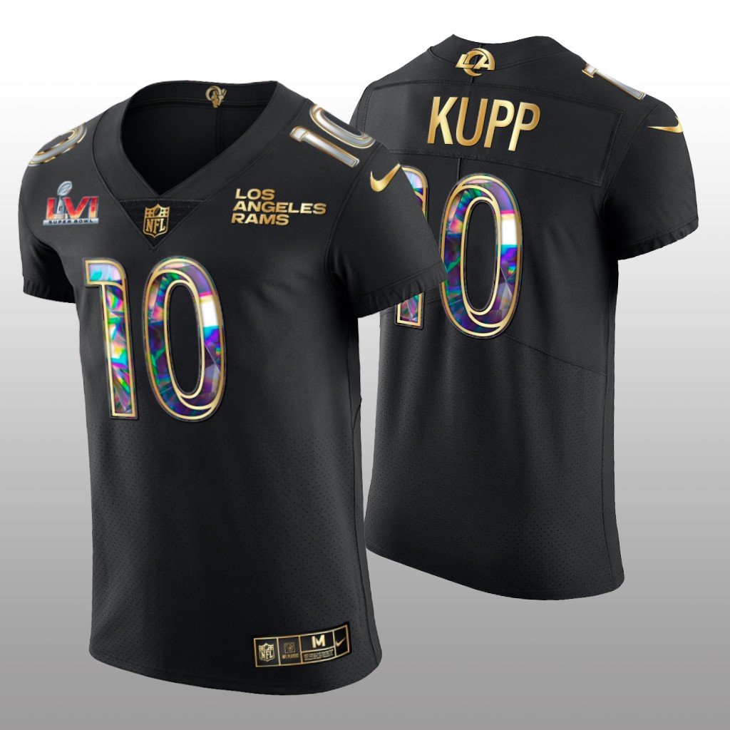 Los Angeles Rams Cooper Kupp Black Golden Edition 2021 NFL Offensive Player of the Year - Men's