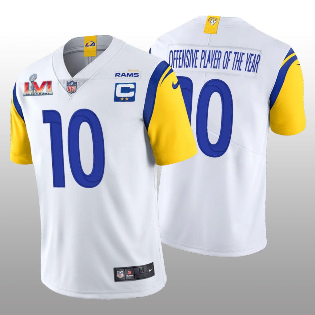 Los Angeles Rams Cooper Kupp White Limited 2021 NFL Offensive Player of the Year - Men's