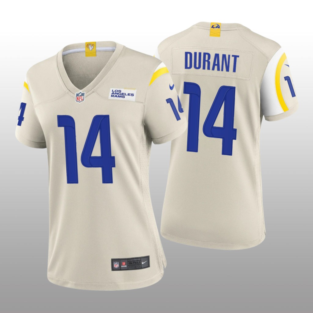 Los Angeles Rams Decobie Durant Bone Jersey Game - Women's