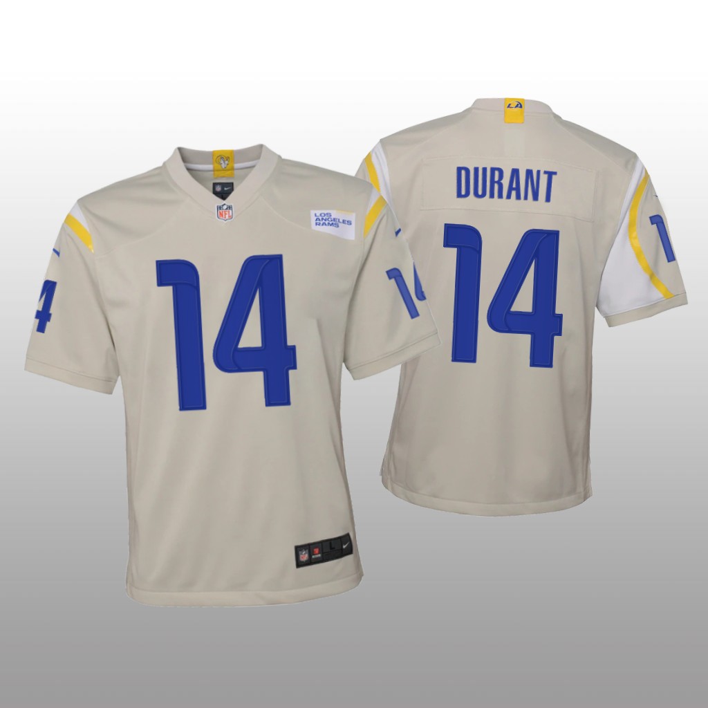 Los Angeles Rams Decobie Durant Bone Jersey Game - Youth