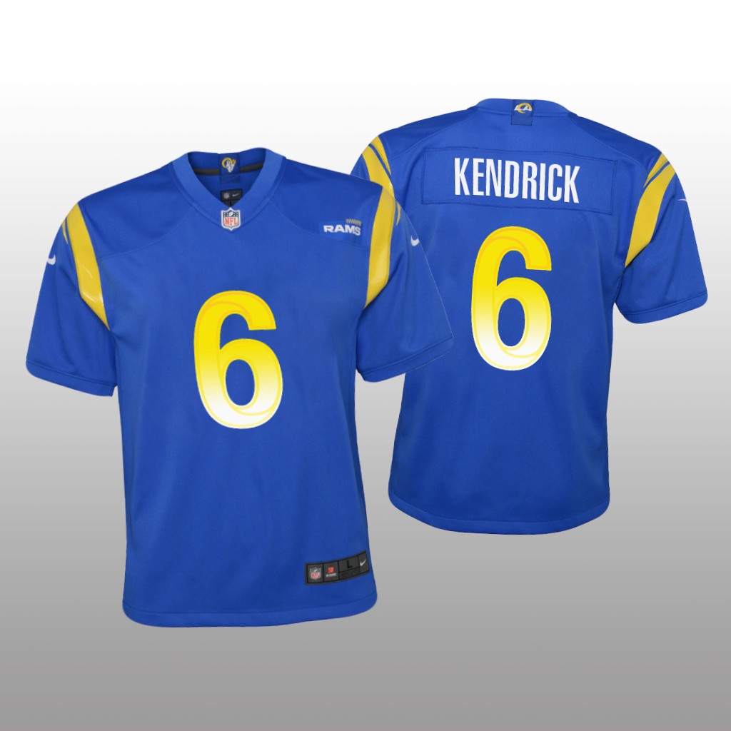 Los Angeles Rams Derion Kendrick Royal Jersey Game - Youth