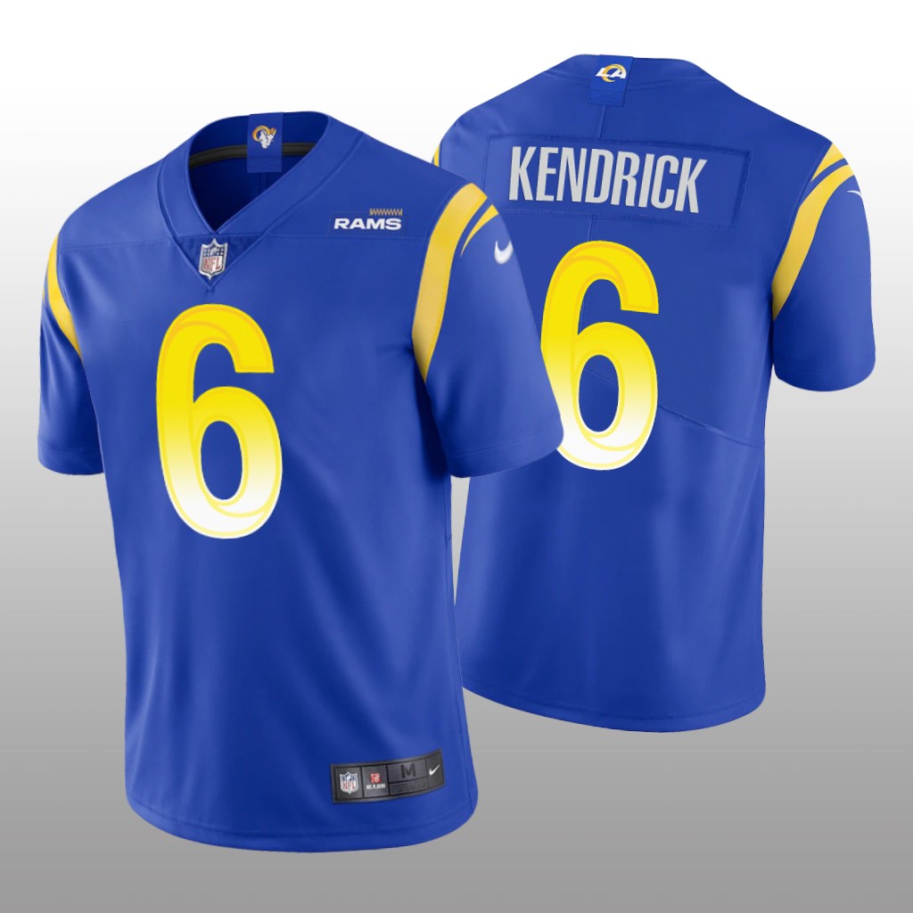 Los Angeles Rams Derion Kendrick Royal Jersey Vapor Limited - Men's