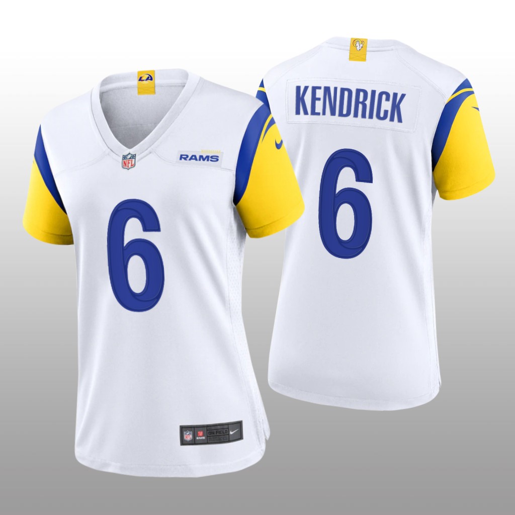 Los Angeles Rams Derion Kendrick White Jersey Alternate Game - Women's