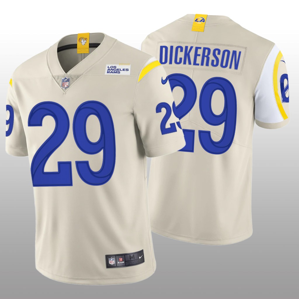 Los Angeles Rams Eric Dickerson Bone Jersey Vapor Limited - Men's