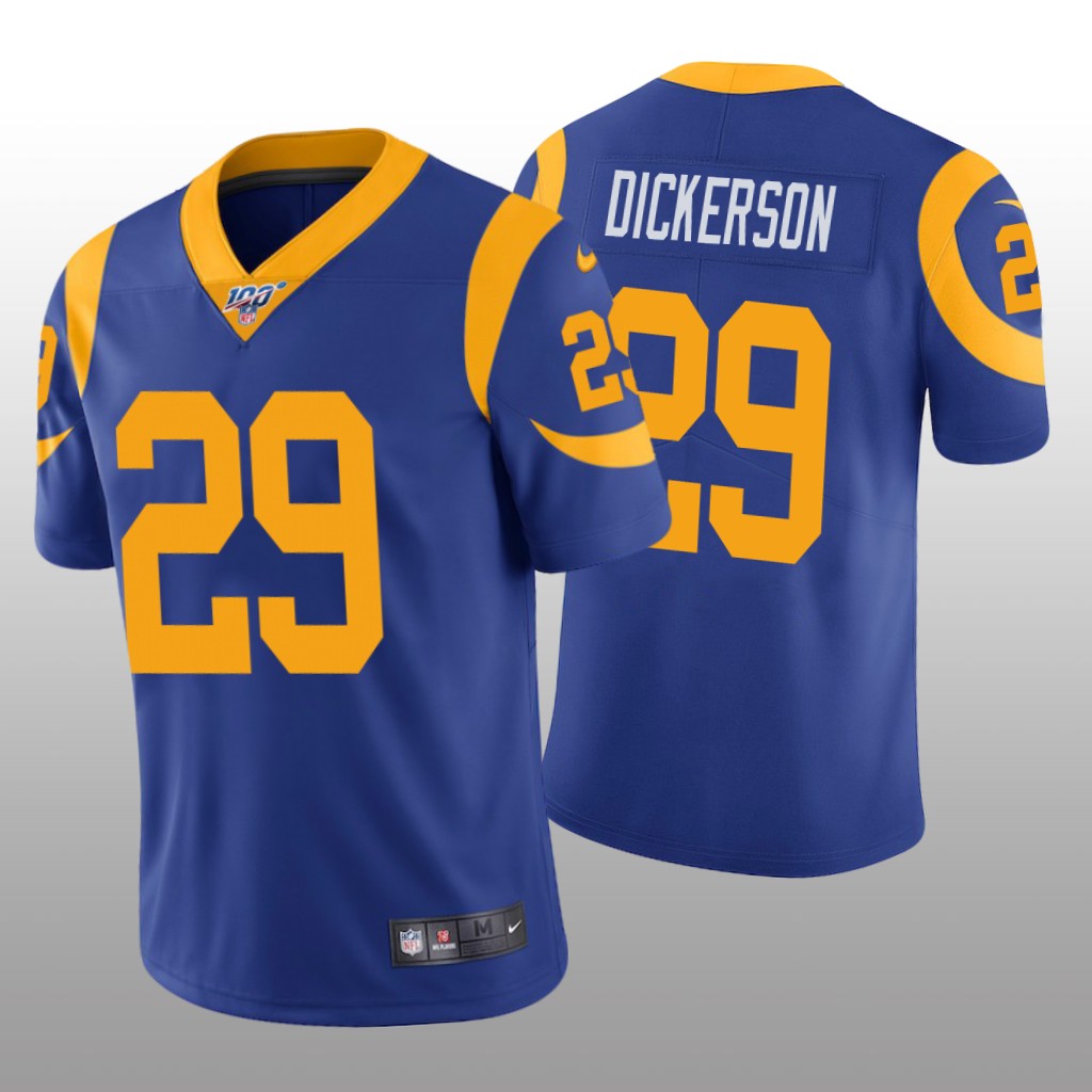 Los Angeles Rams Eric Dickerson Royal Vapor Limited Jersey 100th Season - Men's