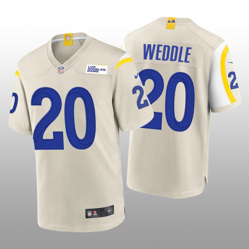 Los Angeles Rams Eric Weddle Bone Jersey Game - Men's