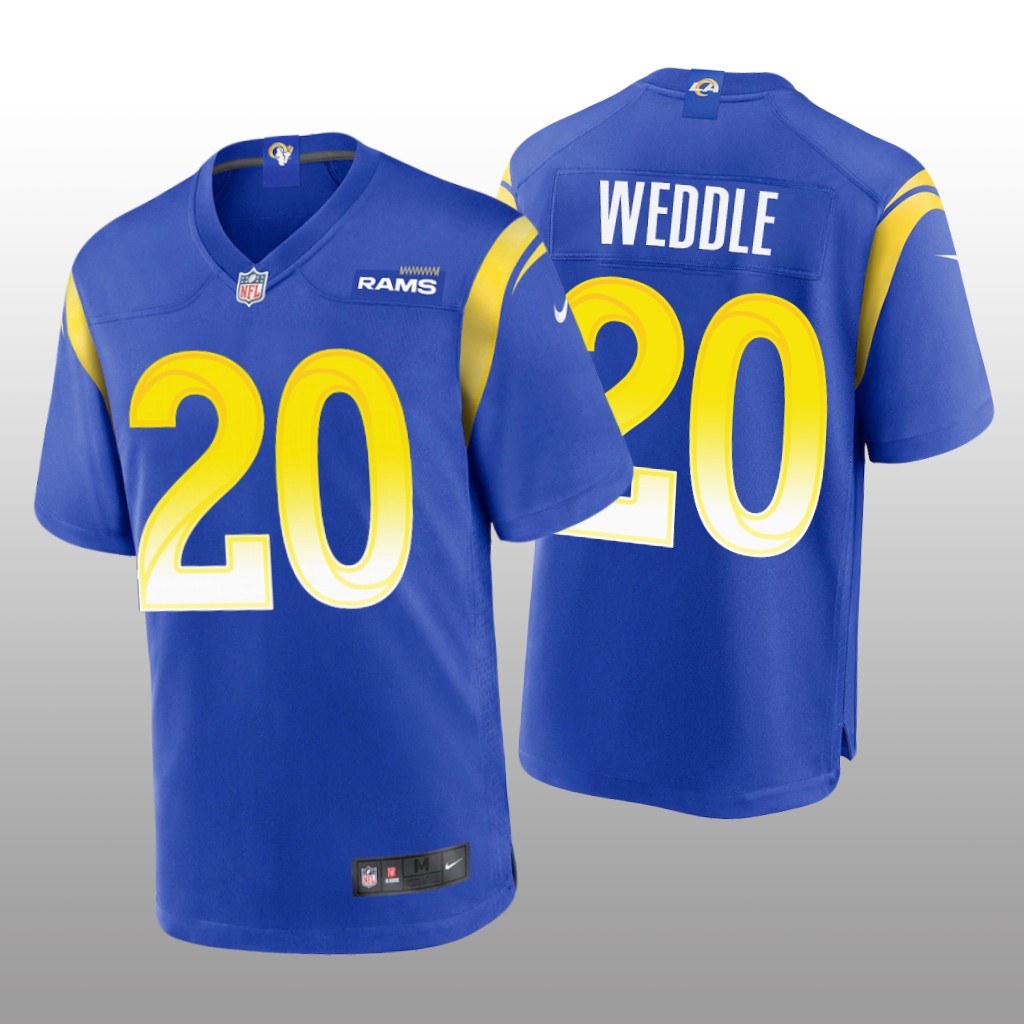 Los Angeles Rams Eric Weddle Royal Jersey Game - Men's