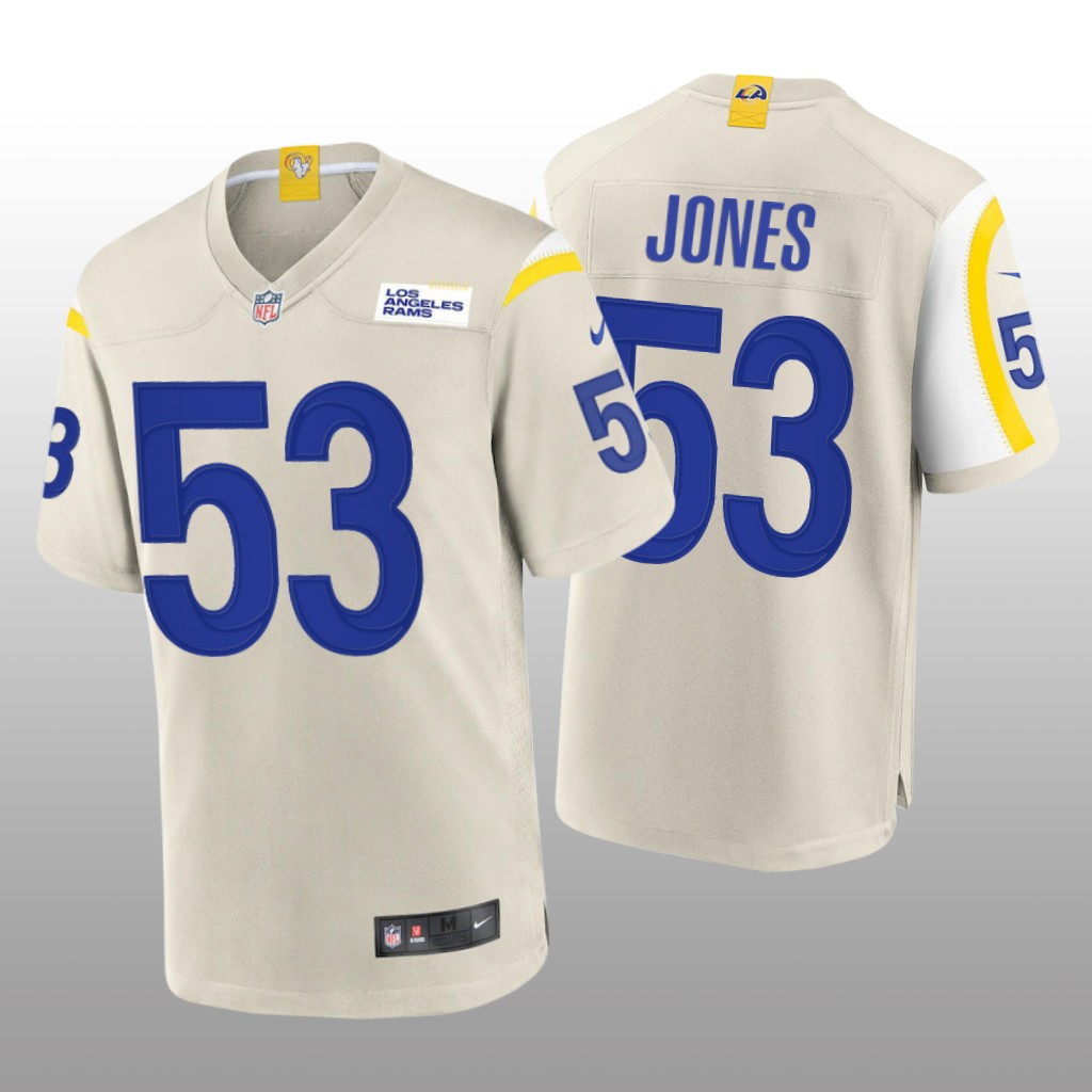 Los Angeles Rams Ernest Jones Bone Jersey Game - Men's