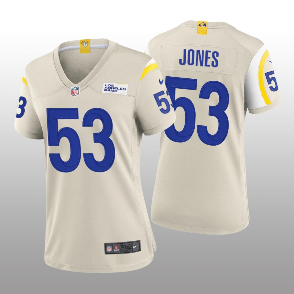 Los Angeles Rams Ernest Jones Bone Jersey Game - Women's