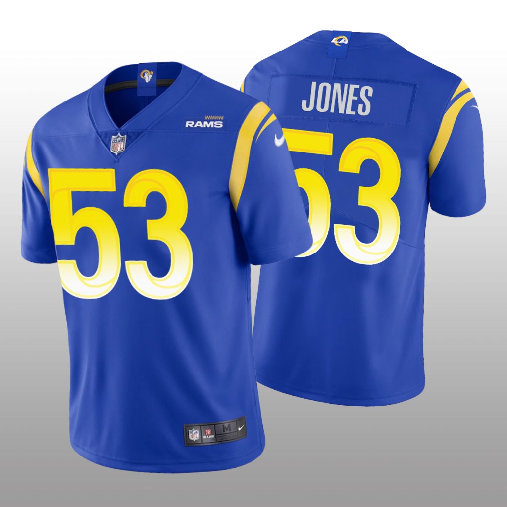 Los Angeles Rams Ernest Jones Royal Jersey Vapor Limited Vapor Limited - Men's