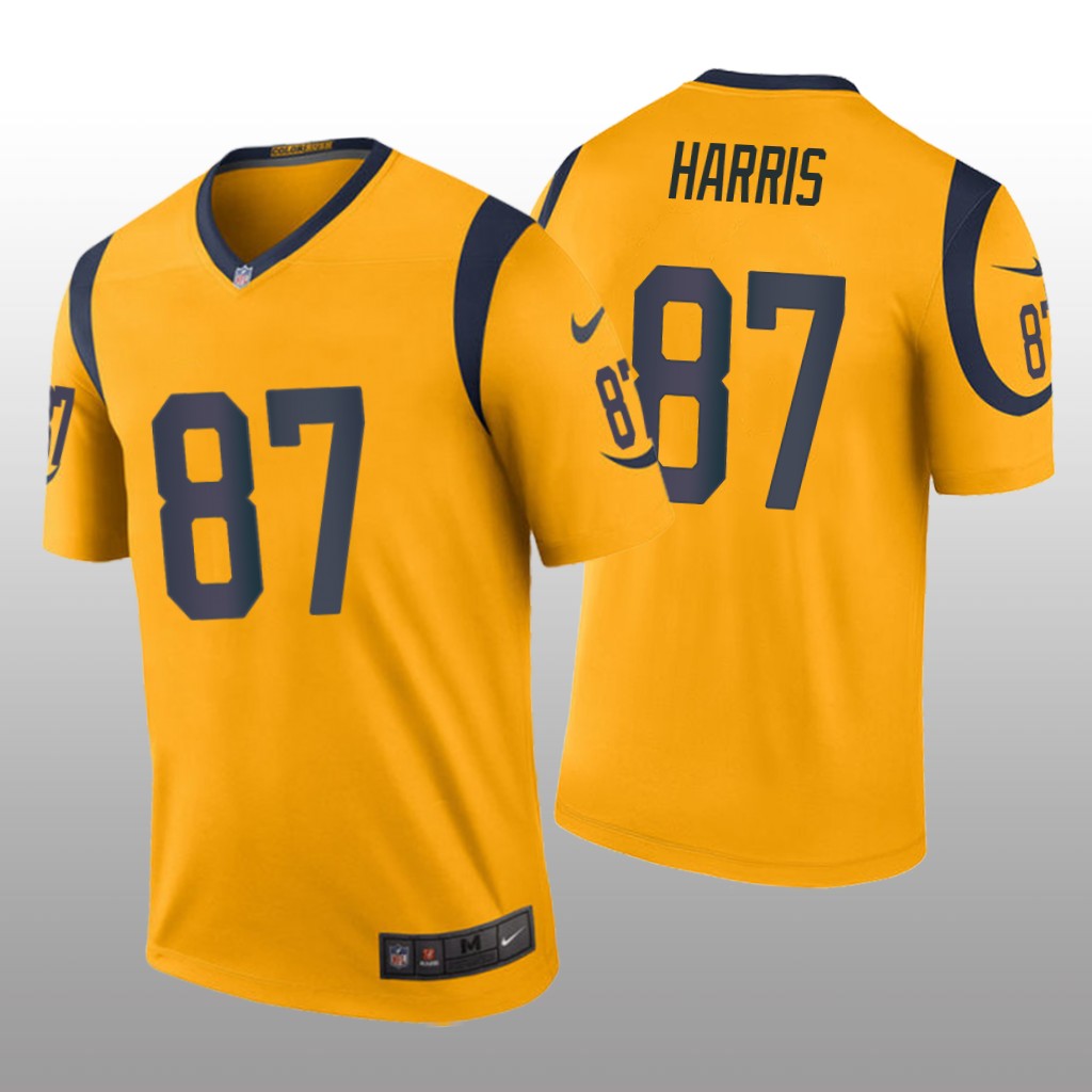 Los Angeles Rams Jacob Harris Gold Jersey Color Rush Legend - Men's