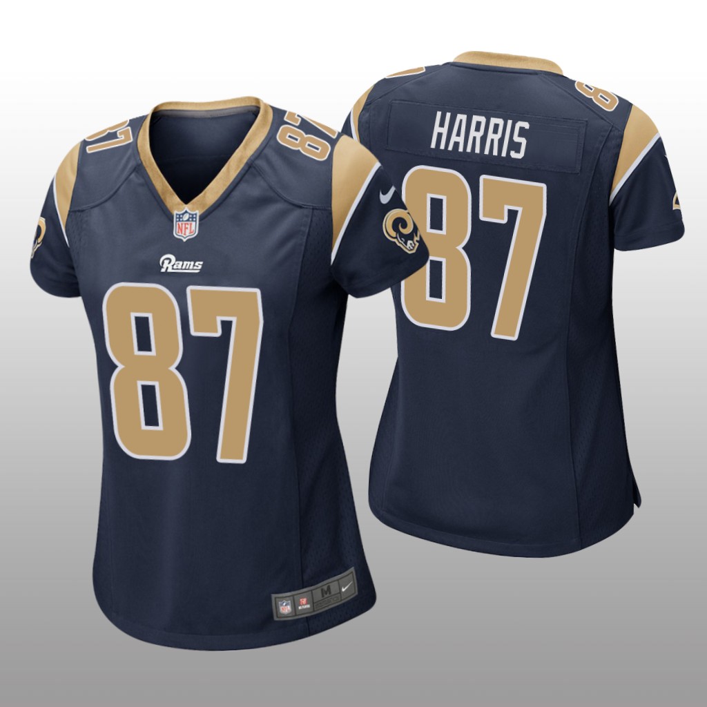 Los Angeles Rams Jacob Harris Navy Jersey Game - Women's