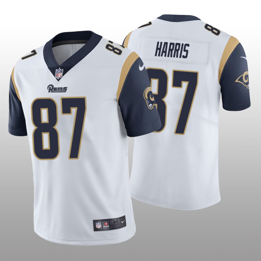 Los Angeles Rams Jacob Harris White Jersey Vapor Limited - Men's